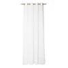 Voilage Transparent, Abby Blanc L.140 X H.280 Cm
