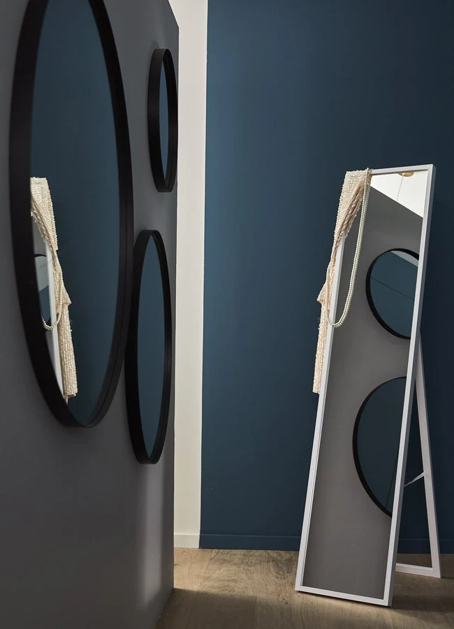 Miroir Rectangulaire Psyché Milo, Blanc, L.32 X H.142 Cm 1 Miroir Rectangulaire Psyché Milo, Blanc, L.32 X H.142 Cm