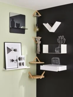 Revêtement Adhésif Uni Mat, Noir, 1.5 M X 0.45 M