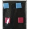 Lot De 6 Magnets Fantaisie Couleur Cubes, Multicouleur L.5 X H.8 Cm