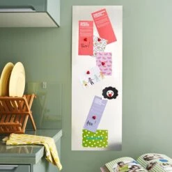 Lot De 6 Magnets Fantaisie Coeur, Rouge L.5 X H.8 Cm