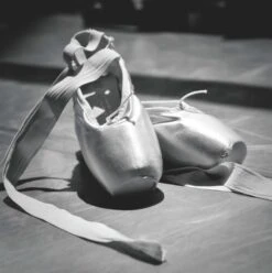 Affiche Ballet Shoes L.14 X H.14 Cm