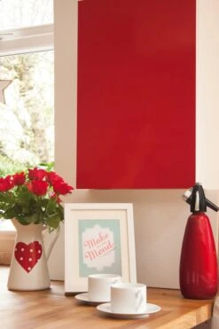 Revêtement Adhésif Uni, Rouge, 1.5 M X 0.45 M