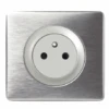 Legrand Céliane – Prise 2P+T Surface Affleurante – Ensemble Aluminium Complet
