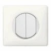 Legrand Céliane – Double Bouton Poussoir – Ensemble Blanc Complet
