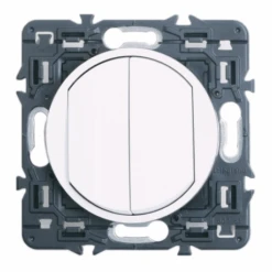 Legrand Céliane – Double Va Et Vient 10A – Ensemble Blanc à Griffes – à Composer