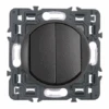 Legrand – Double Va Et Vient 10A – Ensemble Graphite à Composer