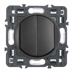 Legrand – Double Va Et Vient 10A – Ensemble Graphite à Composer