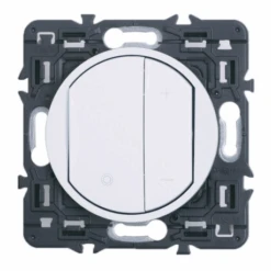 Legrand Céliane – Ecovariateur 2 Fils Sans Neutre – Ensemble Blanc à Griffes – à Composer