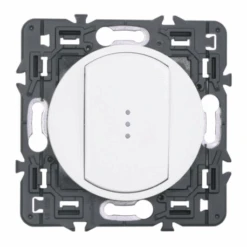 Legrand Céliane – Va Et Vient Simple Lumineux 10A – Ensemble Blanc à Griffes – à Composer