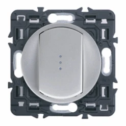 Legrand Céliane – Va Et Vient Simple Lumineux 10A – Ensemble Titane à Griffes – à Composer